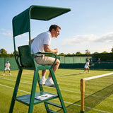 Aluminium Tennis Umpire Chair in Green, Blue, or Black
