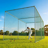 Cricket nets made from HDPE, available in various sizes for indoor and outdoor use