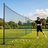 Ball Stop Net System with Steel Frame for Sports Clubs