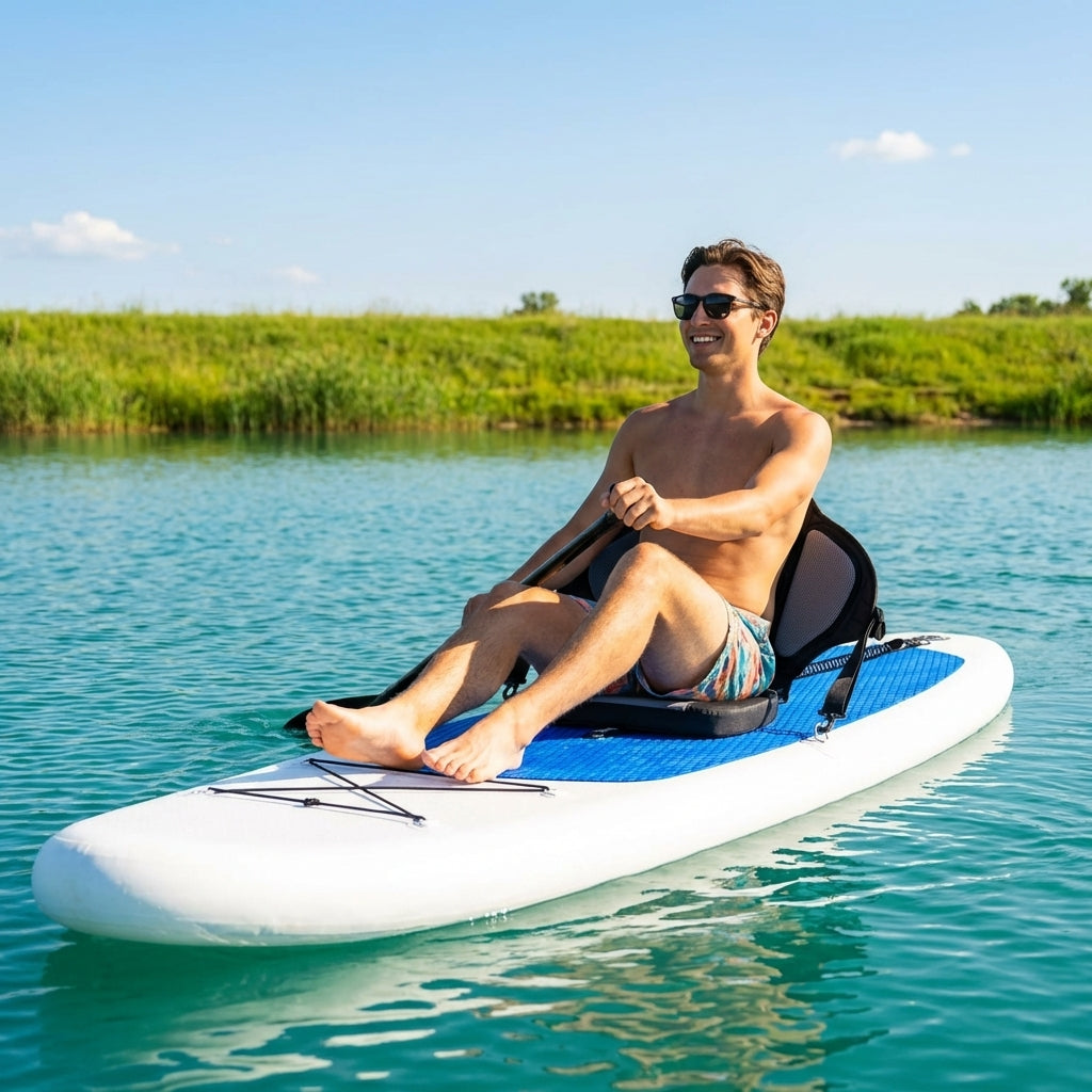 Adjustable Paddle Board Seat with Straps for Water Sports