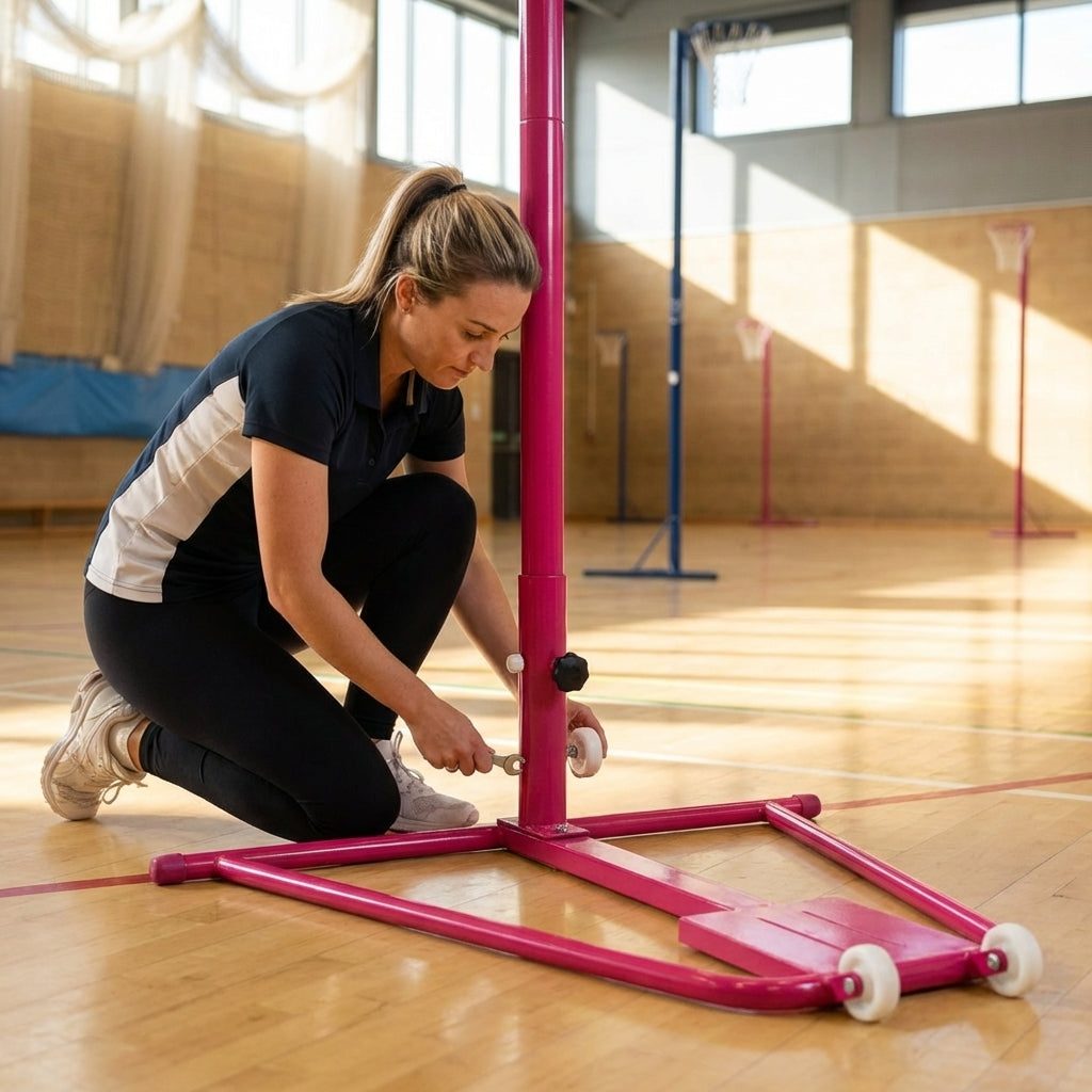 Netball Post Replacement Parts for Blue and Pink Freestanding Units