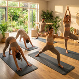 PVC Yoga Mat with textured foam for yoga and Pilates