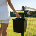 Tennis Court Bin & Shelf in Green, Black, or Blue made from PVC and Aluminium