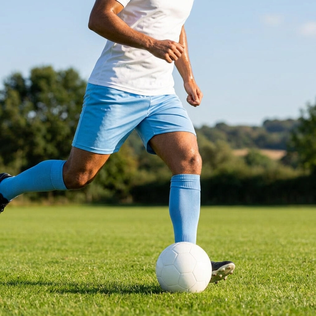 Men's football shorts in various colours, breathable polyester sportswear