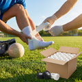 Elastic Adhesive Bandage Tape – Black/White – Cotton Spandex – Sports & Physio Use