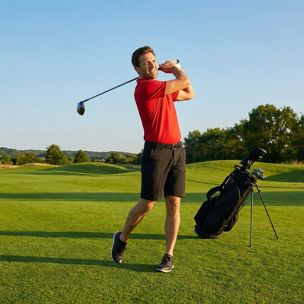 Men's sports polo shirt in various colours and sizes