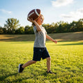 American Football Game Ball with PU Leather Cover