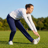 Women's tracksuit bottoms made from 100% polyester, available in 5 sizes