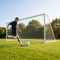 Multi-colour football goal nets for full-size goals