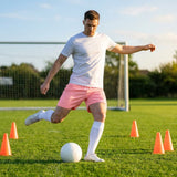Football shorts in various colours made from polyester, ideal for sports