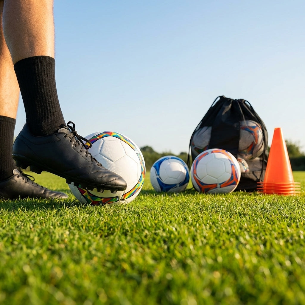 Multi-colour football designed for training and matches