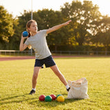 Colourful junior shot put set made from durable PVC