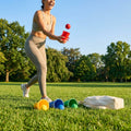 Plastic Cup & Ball Game in vibrant colours for indoor and outdoor fun