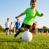 Kids' base layer top in vibrant colours for ages 5-10, ideal for sports