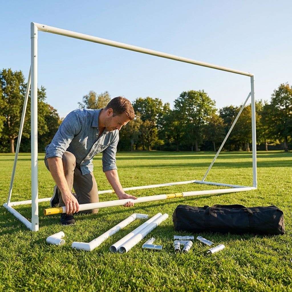 Replacement corners and connectors for football goals