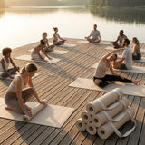 PVC Yoga Mat with textured foam for yoga and Pilates