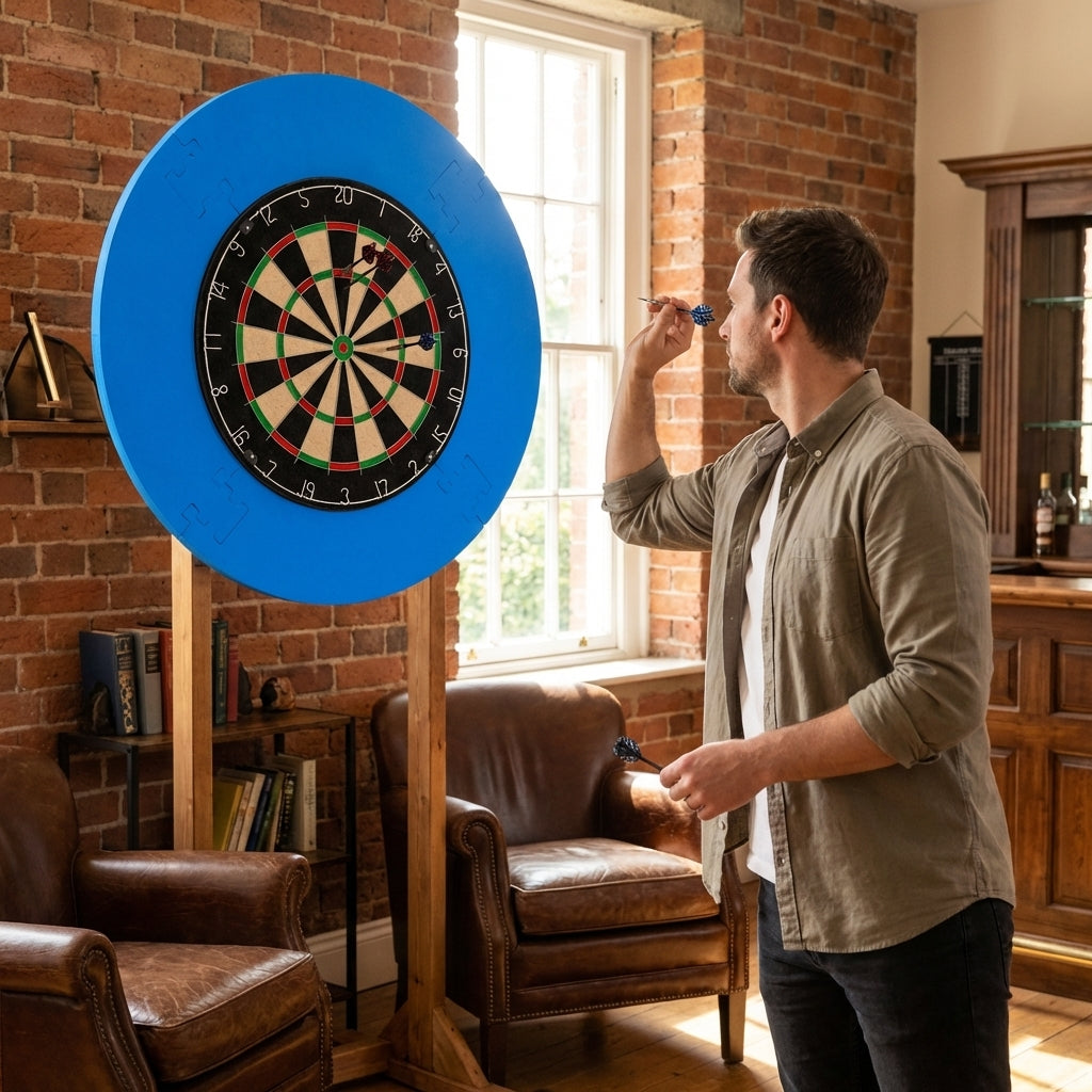 Dartboard surround made of EVA foam available in multiple colours