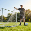 12 x 6ft football goal net made of HDPE for junior goals