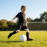 Junior football shorts made from polyester, ideal for matches