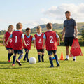 Sports team numbered bibs in vibrant colours for all ages
