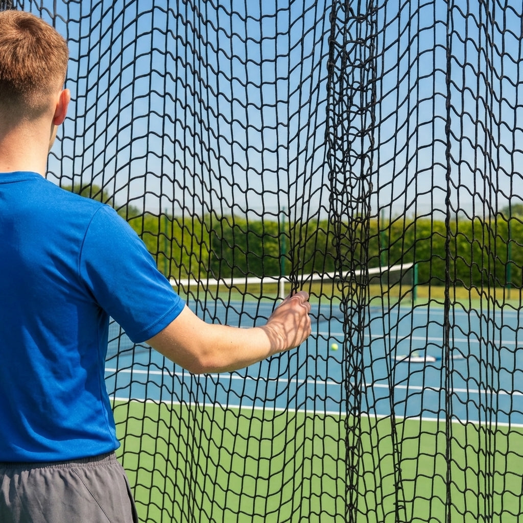 Indoor Tennis Divider Net – 13ft – HDPP with Cotton Tape – Tennis Facilities
