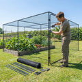 Steel fruit cage kits for garden use