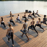 PU Yoga Mat in calming colours, ideal for yoga and Pilates