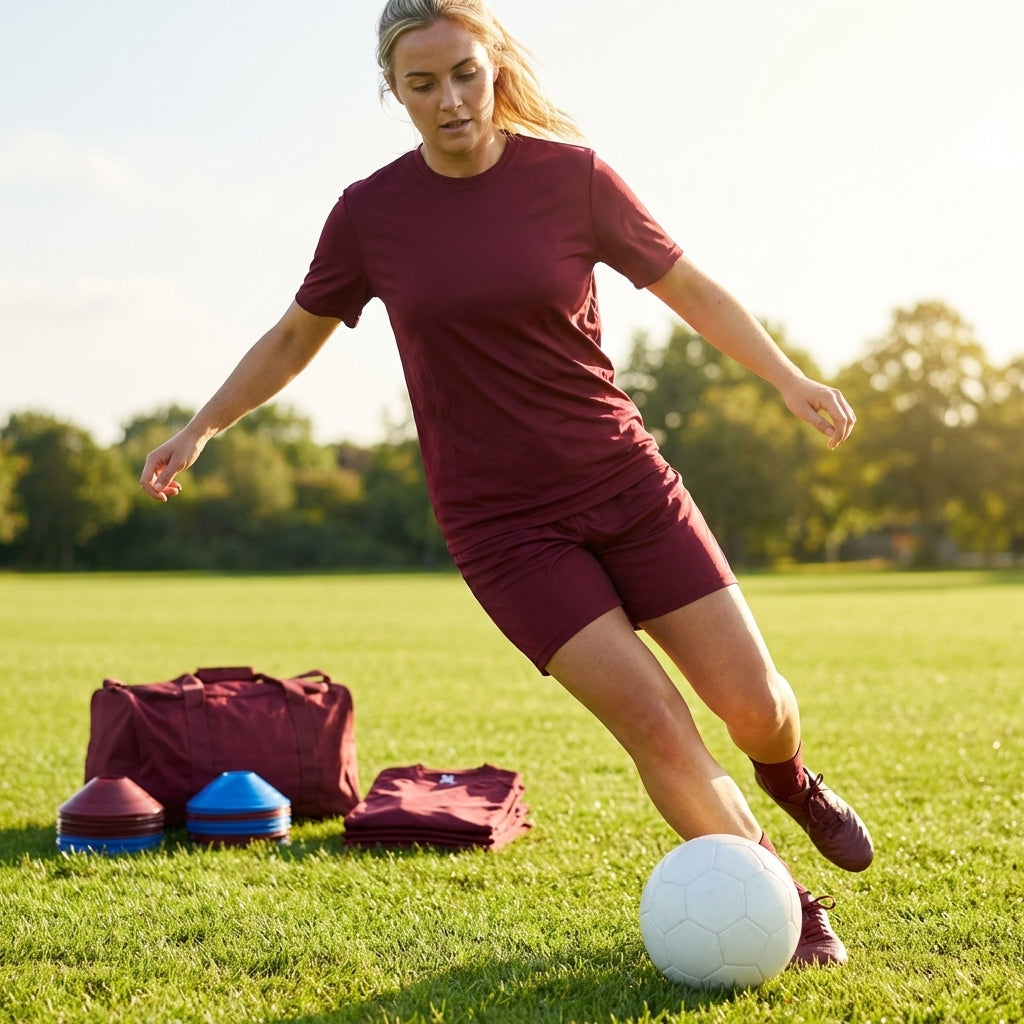 Women's Short Sleeve Football Shirt in vibrant colours