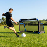Aluminium Folding Football Goal in various sizes and colours, ideal for training and matches