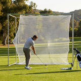 Golf Cage Replacement Parts including steel tubes and netting