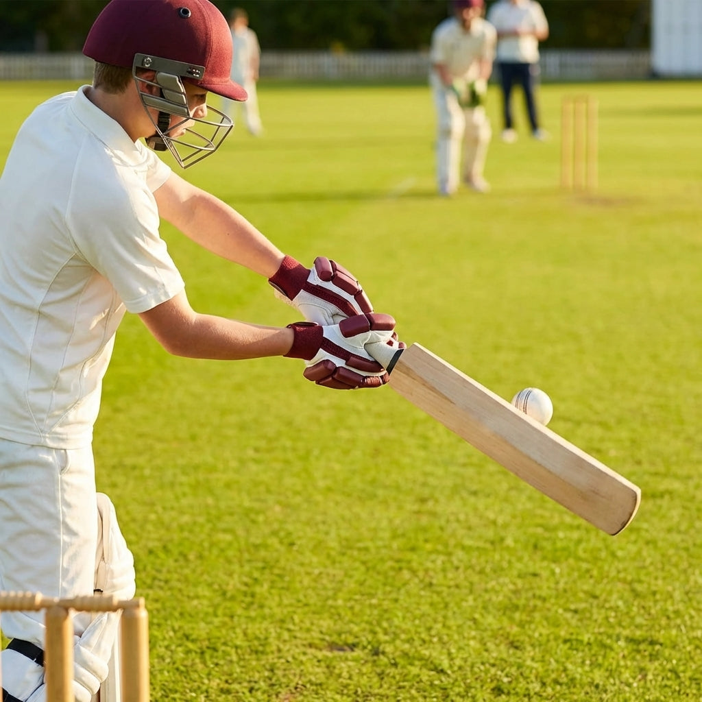 Coloured cricket batting gloves with English Pittard leather palm