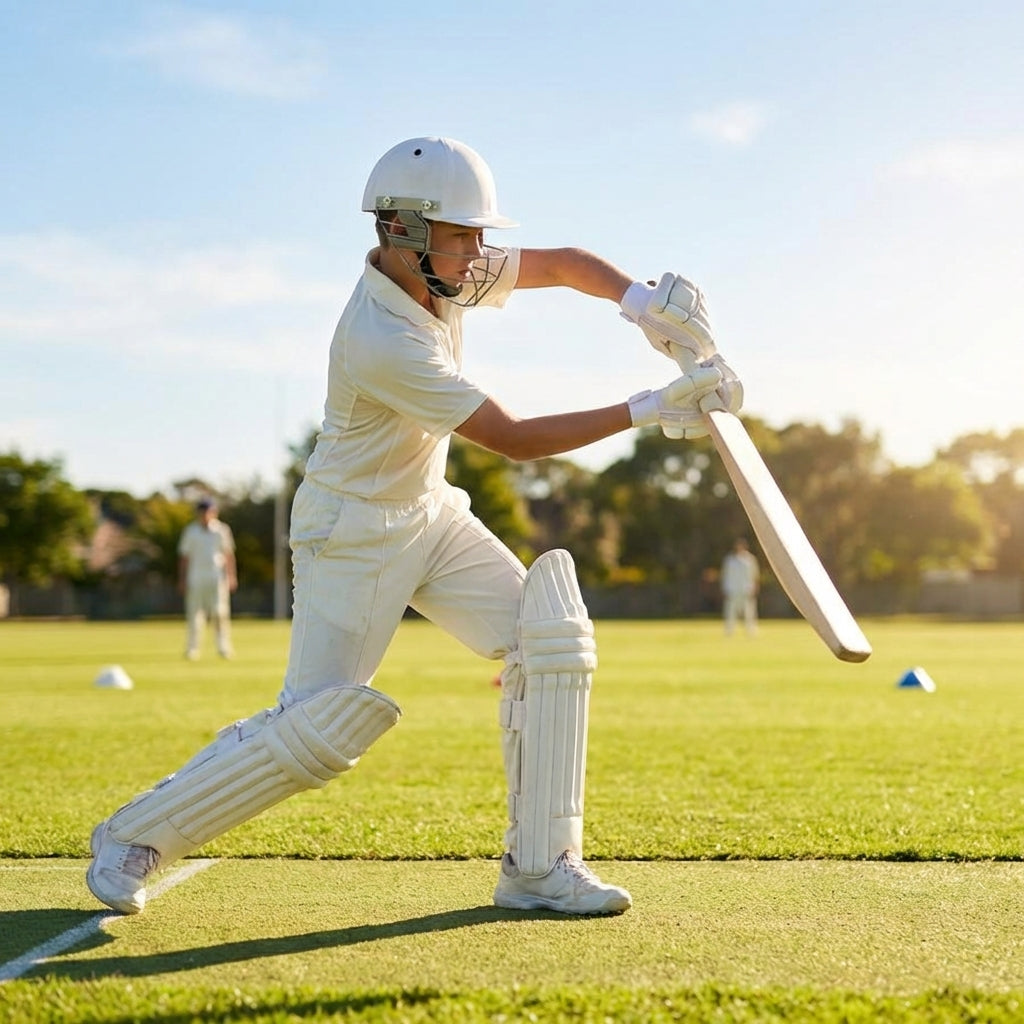 Cricket Batting Pads for Youth and Adults in PU Leather