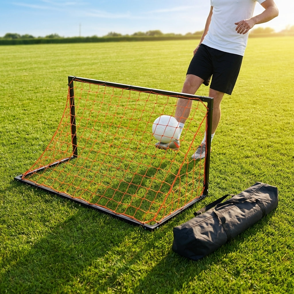 Aluminium Folding Football Goal in various sizes and colours, ideal for training and matches