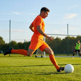 Football shorts in various colours made from polyester, ideal for sports