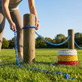 Plastic Chain Barrier in vibrant colours for versatile use