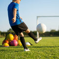 Customisable football with club logos and vibrant colours