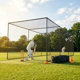 Cricket nets made from HDPE, available in various sizes for indoor and outdoor use