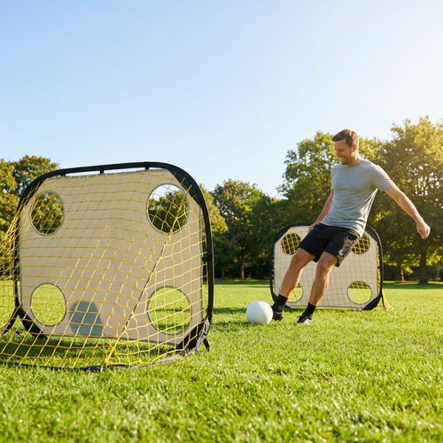 Pop-Up Football Goal – Multiple Sizes – 3ply Polyester – Training Use