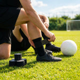 Elastic Adhesive Bandage Tape – Black/White – Cotton Spandex – Sports & Physio Use