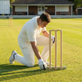 Stainless steel cricket stump gauge for accurate positioning
