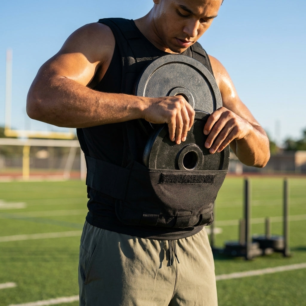 Steel weighted vest plates for fitness training