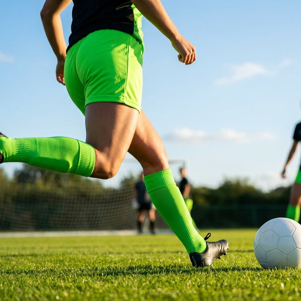 Polyester Football Shorts in multiple colours and sizes, perfect for athletes