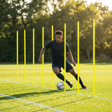 Slalom training poles in vibrant colours for agility training