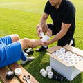 Elastic Adhesive Bandage Tape – Black/White – Cotton Spandex – Sports & Physio Use