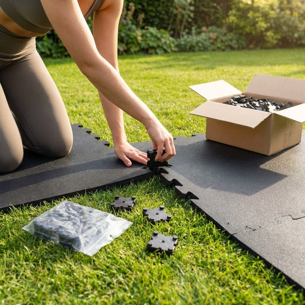 Gym Flooring Tile Connectors for seamless mat installation