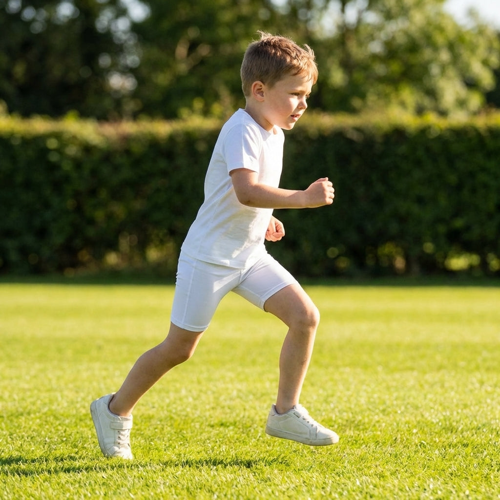 Kids’ base layer shorts in various colours for sportswear
