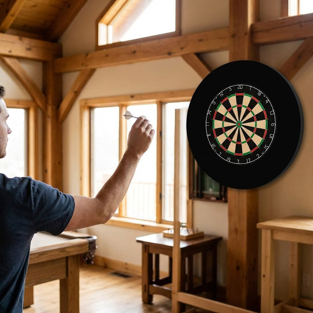Dartboard surround made of EVA foam available in multiple colours