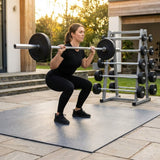 Rubber Barbell Weights with Cast Iron Core for Gym and Home Use