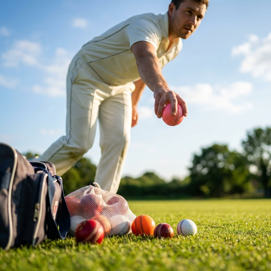 Cricket Ball in cowhide leather for professional matches