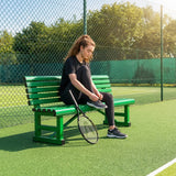Tennis Court Bench in Aluminium for Sports Facilities